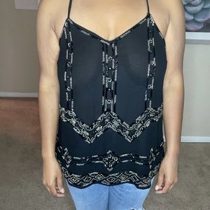 BKE Boutique Sequin top